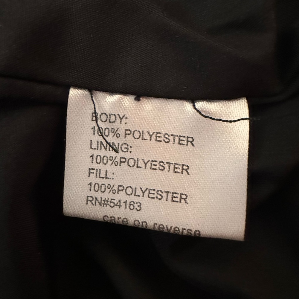 🆑 Calvin Klein Performance Puffer Vest black silver hardware size Small - Picture 7 of 11